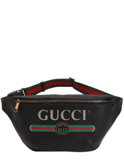 gucci banane homme|banane Gucci cuir noir.